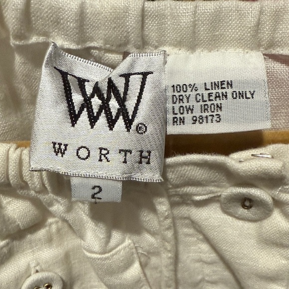 Linen Worth Off-Shoulder white Blouse - Picture 3 of 3